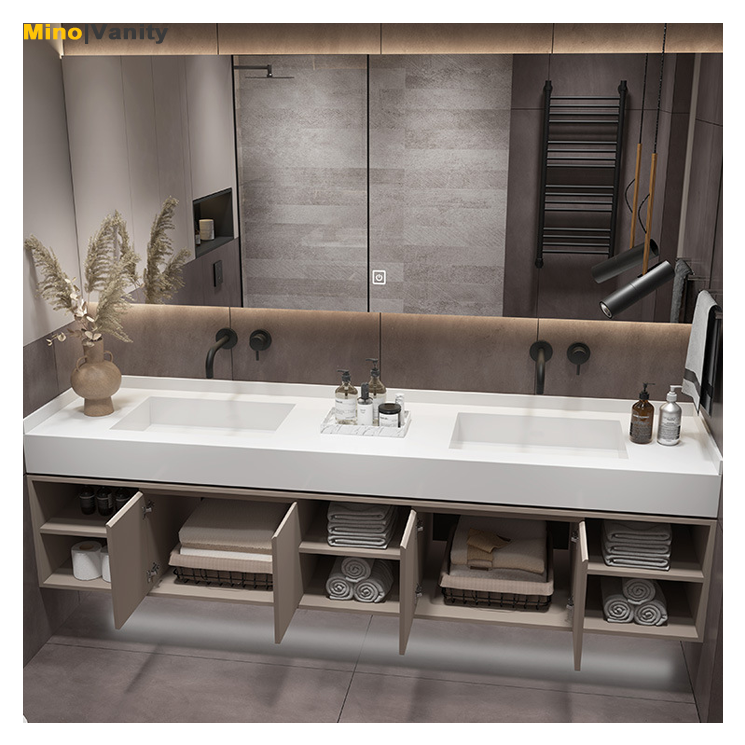 double sink vanity with countertop (2)